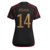 Tyskland Jamal Musiala #14 Bortedrakt Kvinner VM 2022 Kortermet